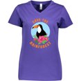 thumbnail image 3 of Inktastic Save the Rainforest Toucan Illustration Women's V-Neck T-Shirt, 3 of 5