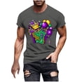 thumbnail image 1 of Camisetas de Manga Corta para Hombre Imprimir Deportes de Manga Corta Cuello Redondo Blusa Algodón Poliéster, Nueva Moda Casual Camiseta para Hombres, 1 of 1