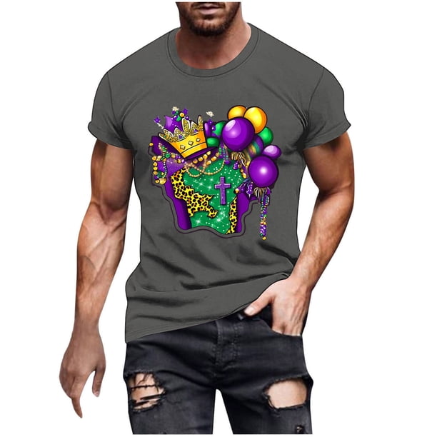 Camisetas de Manga Corta para Hombre Imprimir Deportes de Manga Corta Cuello Redondo Blusa Algodón Poliéster, Nueva Moda Casual Camiseta para Hombres