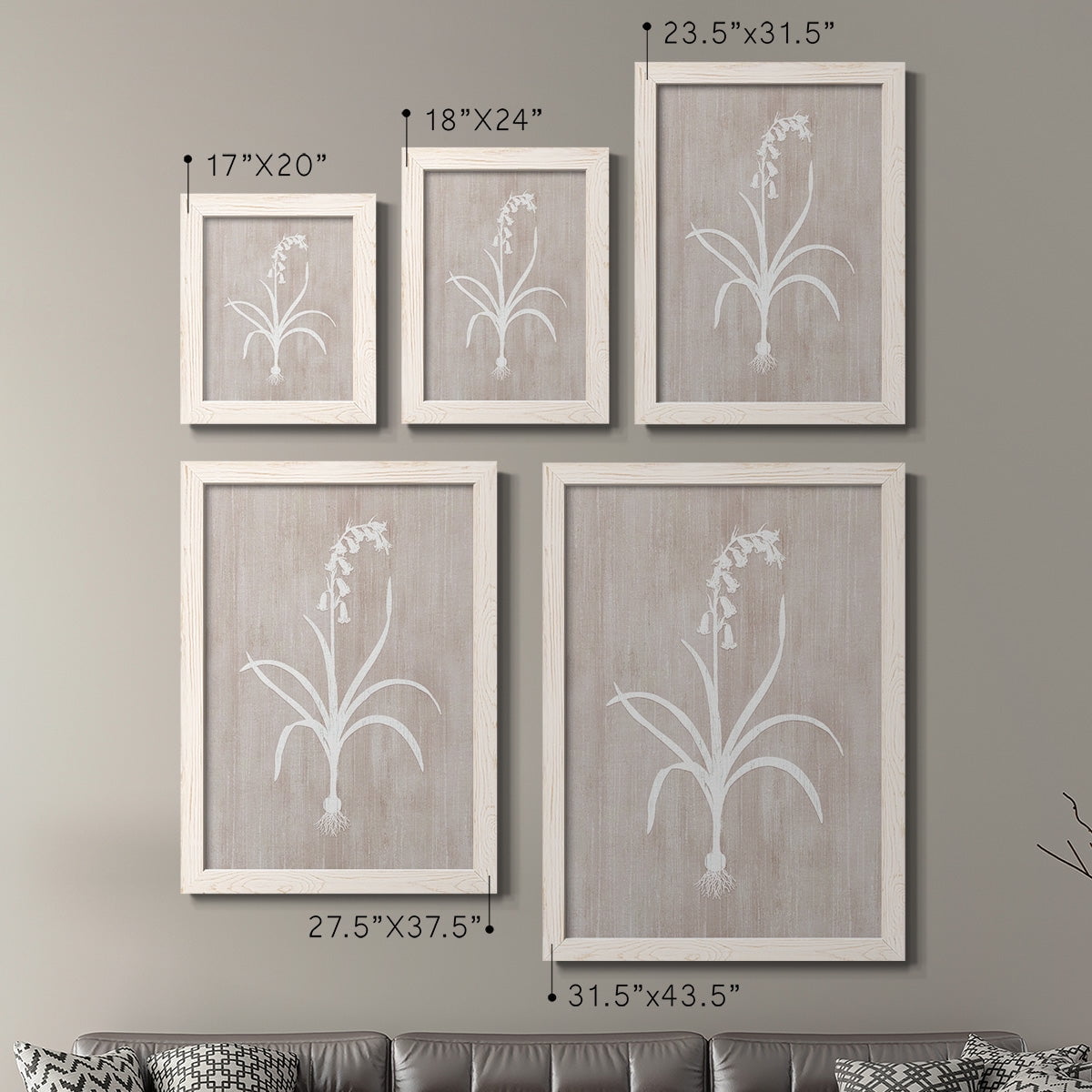Botany Beauty I - Premium Framed Canvas 2 Piece Set - Ready to Hang