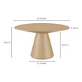 thumbnail image 3 of Moe's Home Collection Otago Wood Dining Table Natural Color, 3 of 7