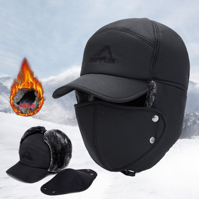 RV Gorra de invierno para anciano, gorra masculina de Lei Feng, gorro de felpa del noreste, resistente al calor y al frío, gorro de algodón para padre de mediana edad y abuelo de anciano Rojo Verde