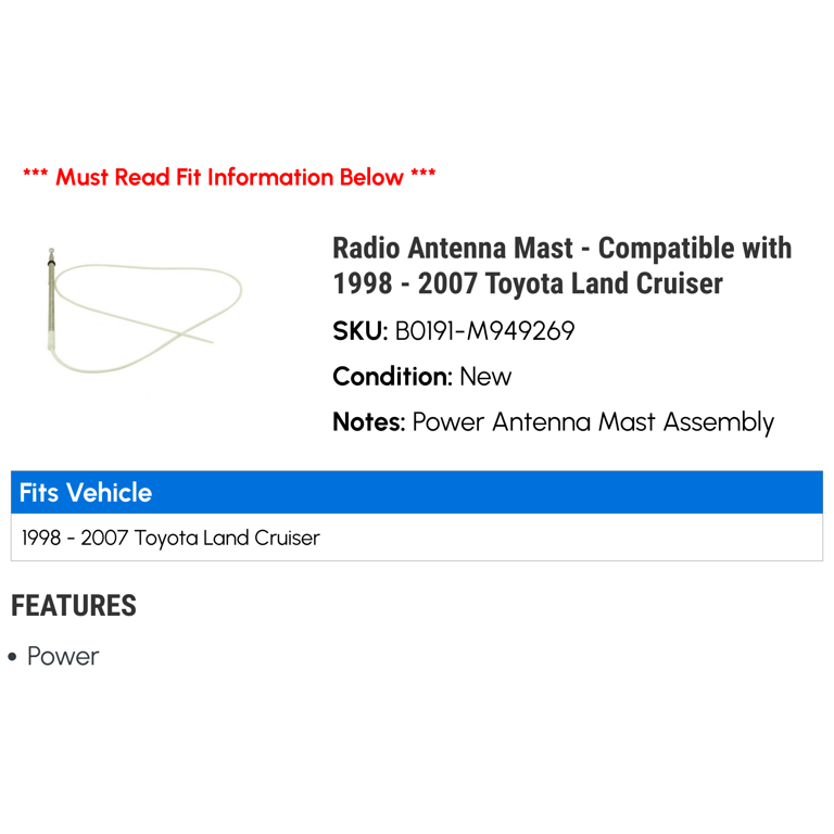 Toyota Land Cruiser Aerials for sale