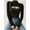 Black, variant on MOYIKO Cutout Front Mock Turtle Neck Long Sleeve Shirts for Women Fitted Tops Tees,Size Large