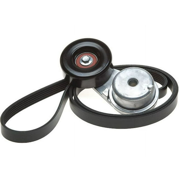 Serpentine Belt Drive Component Kit - Compatible with 2000 - 2005 Chevy Impala 3.4L V6 GAS 2001 2002 2003 2004