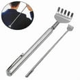 thumbnail image 1 of 2 -pack - Telescopic Back Clerk - Scratch Your Back - Up To 52cm Silver, 1 of 3