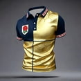 thumbnail image 2 of 2026 Soccer Cup Jersey for Men, Polo Collar Short Sleeve England Rose & Gold Ball Graphic Top - Breathable Fan Shirt for Match Day & Casual Wear Sky Blue S, 2 of 4