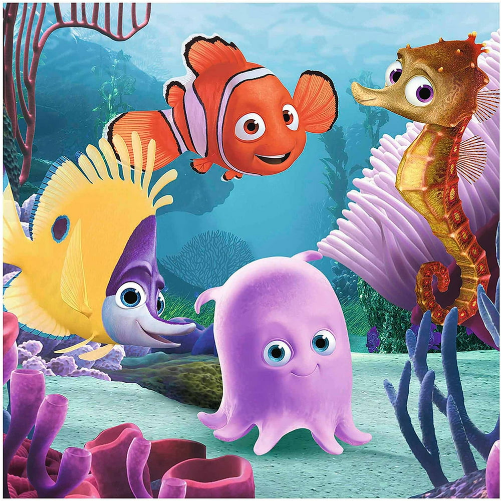 Ravensburger Finding Nemo: The Friends Puzzles in a Suitcase, 2 x 64 Pieces Each/2 x 81 Pieces