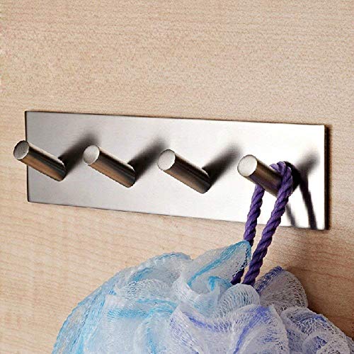 eoocvt Self Adhesive Coat Hooks, Heavy Duty 304 Stainless Steel