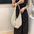 thumbnail image 3 of Bolso playa informal WDOplteas con flores Ganchillo Gran Capacidad, 3 of 9