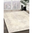 thumbnail image 3 of Ahgly Company Machine Washable Indoor Square Traditional Blanched Almond Beige Area Rugs, 8' Square, 3 of 7