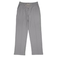 thumbnail image 6 of OGLCCG Mens Casual Pants Linen Drawstring Elastic Waist Loose Fit Straight Leg Long Pants Summer Beach Vacation Yoga Trousers with Pockets,L,Dark Gray, 6 of 8