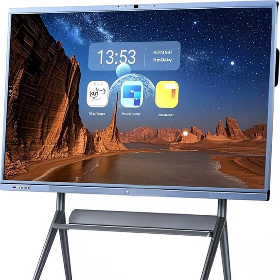 JYXCN 65 Inch Interactive Whiteboard, 2160p Touchscreen Smart Board for Education & Conference