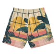 thumbnail image 7 of FORMRS Boys Swim Trunks Quick Dry Mesh Liner Boardshorts Sizes XS-XL, Pink Sunset, 7 of 7