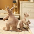 thumbnail image 4 of Multi-size Kangaroo Plush Toy Doll Children Gift 35cm, 4 of 5