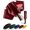 Red, variant on Conlun Travel Inverted Umbrella Compact Windproof- Automatic reverse Umbrellas for Rain - Folding Portable 10 Ribs Large Umbrella