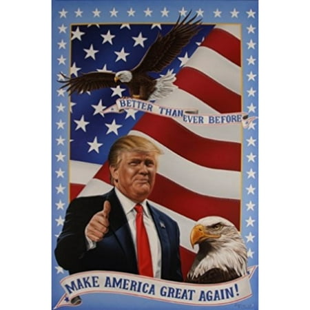 Trump Make America Great Aga 36x24 Art Poster by Darryl