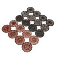 thumbnail image 1 of Decorative Buttons, 20 Pcs Wooden Buttons Pear Wood  For Clothing, 1 of 8