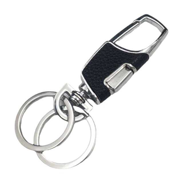 Llaveros para llaves de coche - Llavero de metal con llavero de cuero, llavero de coche de lujo llavero llavero