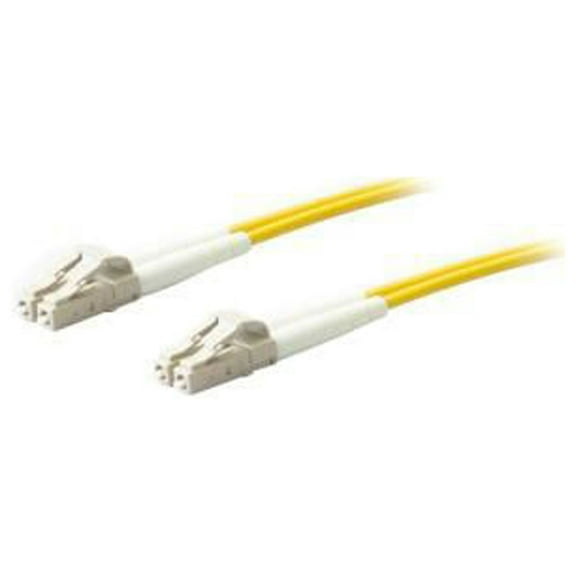 AddOn 9m LC to LC Yellow OS2 Duplex OFNR Riser-Rated SMF Fiber Patch Cable