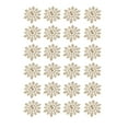thumbnail image 1 of Xihbxyly Despacho de Almacén Adornos para Árbol de Navidad, Simulación de Copos de Nieve, 24 Unidades, 1 of 1