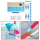 thumbnail image 5 of DIY Diamond Pinting Kits Herramientas Accesorios con 28 Tragamonedas de Almacenamiento de Contenedores para Pintura de Diamante Envases de Almacenamie Azul M Macarena Bandejas de pintura de diamantes, 5 of 8