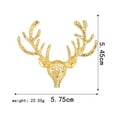 thumbnail image 4 of Dvkptbk Napkin Button Christmas Napkin Clasp Restaurant Metal Elks Napkin Ring Kitchen Essentials, 4 of 6