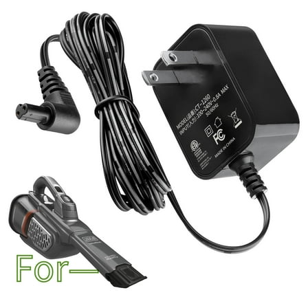 K-MAINS AC Adapter Compatible With Black Decker HHVK415B01 HSVJ415JMBF71 Handheld Vacuum Charger