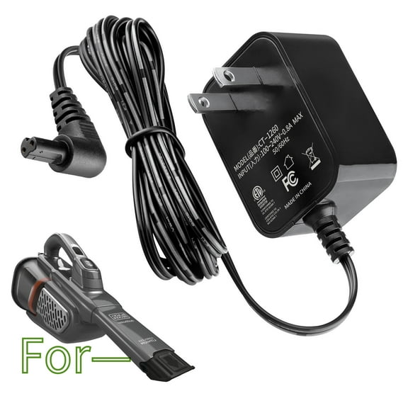 K-MAINS AC Adapter Compatible With Black Decker HHVK415B01 HSVJ415JMBF71 Handheld Vacuum Charger