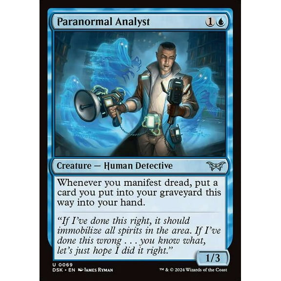 MtG Duskmourn: House of Horror Uncommon Paranormal Analyst #69