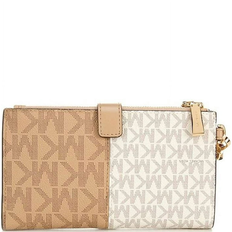 Michael Kors Women's Jet Set Wallet Phone, Double Zip Wristlet