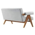 thumbnail image 3 of Modway Lyra Fabric Loveseat in Light Gray Fabric, 3 of 8