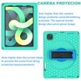 thumbnail image 2 of Allytechgroup Kids Case for iPad Pro 11 Inch 2022/2021/2020/2018/ iPad Air 4/5th 2020/2022 10.9" Tablet, Heavy Duty Shockproof Rugged Case with Shoulder Strap Kickstand Hand Strap, Mint, 2 of 9