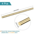 thumbnail image 2 of Uxcell 5mm Diameter 150mm Length Brass Solid Round Rod for DIY Craft 4 packs, 2 of 4
