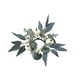 thumbnail image 1 of Mini corona de vela de calabaza, anillo de vela floral artificial, corona bohemia, adorno de hojas de eucalipto, portavelas falso para porche, 1 of 9