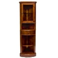 thumbnail image 1 of All Things Cedar, Corner Curio Cabinet, 1 of 2