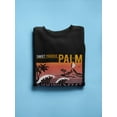 thumbnail image 3 of Palm Springs, Sunset Paradise Sweatshirt Men -Image by Shutterstock, Male XX-Large, 3 of 4