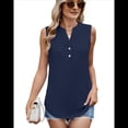 thumbnail image 2 of Camisas de para Mujer Azul Marino L, 2 of 10