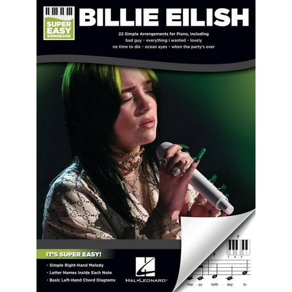 Billie Eilish - Super Easy Songbook, (Paperback)