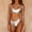 White, variant on Swimwear Swimsuit Cover Up for Women, Women Shiny Two Swimsuits Bikini Bathing Suit Vest Jumpsuit