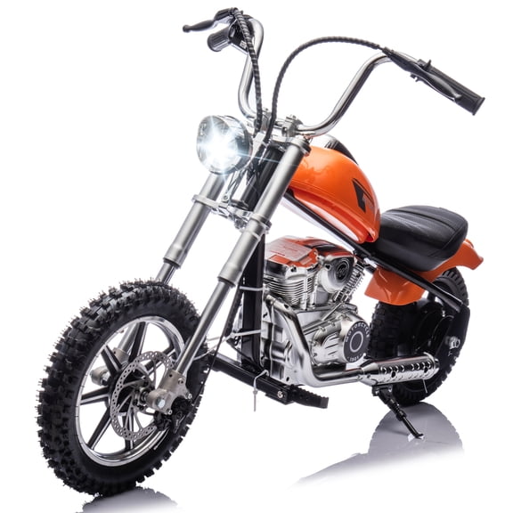 JoyWheels 36V Electric Dirt Bike, 350W Ride on Toy Motorcycle for kids,14mph, Orange