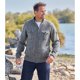 thumbnail image 3 of Atlas For Men - Chaqueta de Punto para Hombre (Azul Moteado), 3 of 3