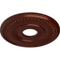 thumbnail image 3 of Ekena Millwork 15 3/4"OD x 3 7/8"ID x 3/4"P Berkshire Ceiling Medallion (Fits Canopies up to 7"), Hand-Painted Antique Copper, 3 of 6