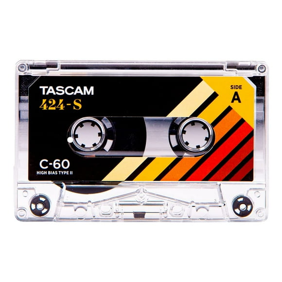 Cinta de casete Tascam 424-S High Bias Cobalt Type II C-60