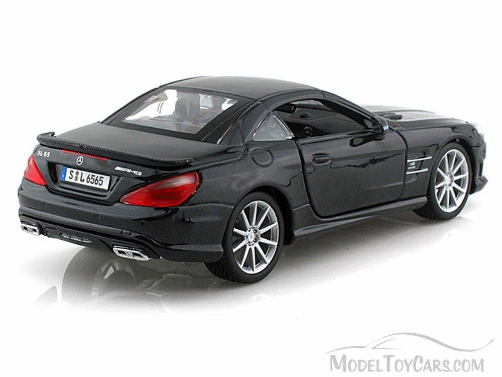 Mercedes-Benz SL65 AMG, Black - Bburago 21066 - 1/24 scale Diecast