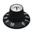 thumbnail image 2 of LeeQinersw Electric Guitar Control Knob Black Easy Installation Bass Guitar Accessories T, 2 of 9