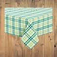 thumbnail image 6 of St Patrick's Day Plaid Tablecloth Green White Cotton Cottage Classic (52 x 52 Square), 6 of 7