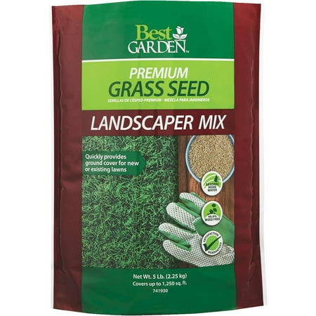 Best Garden 5 Lb. 750 Sq. Ft. Coverage Sun to Partial Shade Grass Seed (Best Time To Grass Seed Uk)