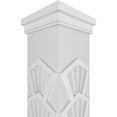 thumbnail image 4 of Ekena Millwork 8"W x 9'H Craftsman Classic Square Non-Tapered Coastal Fretwork Column w/ Prairie Capital & Prairie Base, 4 of 8