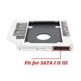 thumbnail image 3 of 2 Pcs Accessories: 1 Pcs 2Nd HDD HD SSD Enclosure Hard Drive Case Tray & 1 Pcs Hard Drive Adapter Cable, 3 of 7